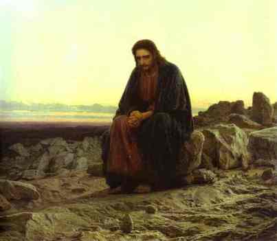 Ivan Kramskoy Le Christ au Desert 1872